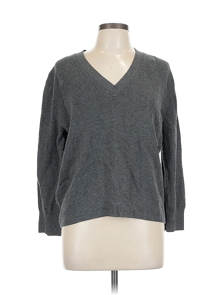 Pre-owned Banana Republic Factory Store Pullover Sweater In Gray
