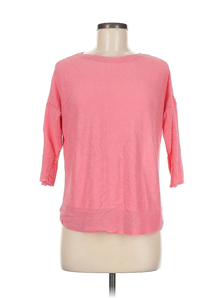 Pre-owned Jjill Pullover Sweater In Pink