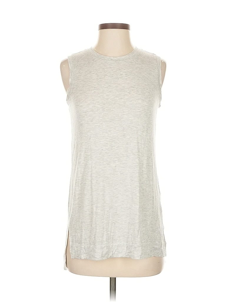 Pre-owned Banana Republic Sleeveless T-shirt In Silver