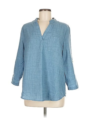 Emery Rose 3/4 Sleeve Blouse (view 1)