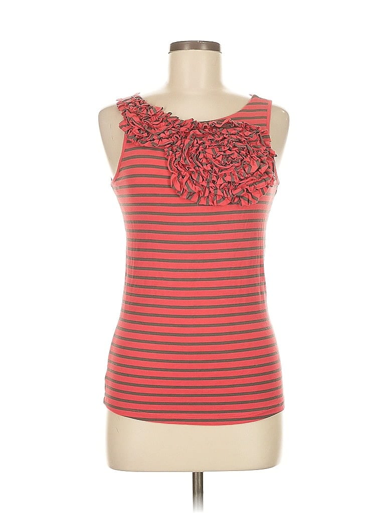 Pre-owned Design History Sleeveless Top Red Sweetheart Neckline Tops