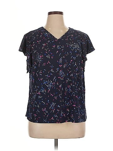 Roz & Ali Short Sleeve Blouse (view 1)