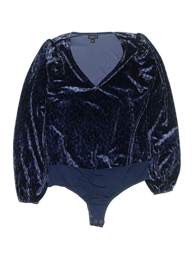 Pre-owned Torrid Bodysuit In Blue