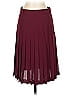 BCBGMAXAZRIA 100% Polyester Solid Burgundy Casual Skirt Size 0 - photo 1