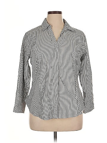 Riders by Lee 3/4 Sleeve Button-Down Shirt (view 1)