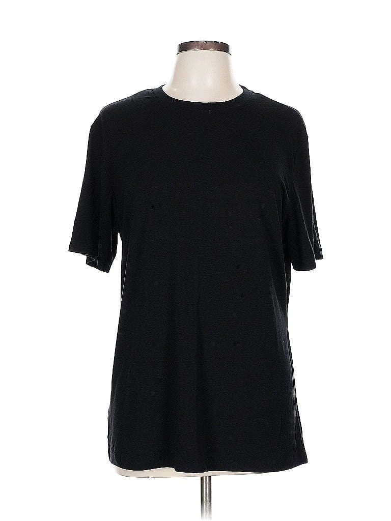 Pre-owned Unbranded Short Sleeve T-shirt In Black
