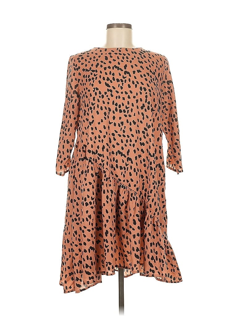 Pre-owned Hayden Casual Dress In Brown