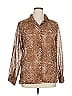Studio Spa 100% Polyester Brown Cardigan Size XL - photo 1