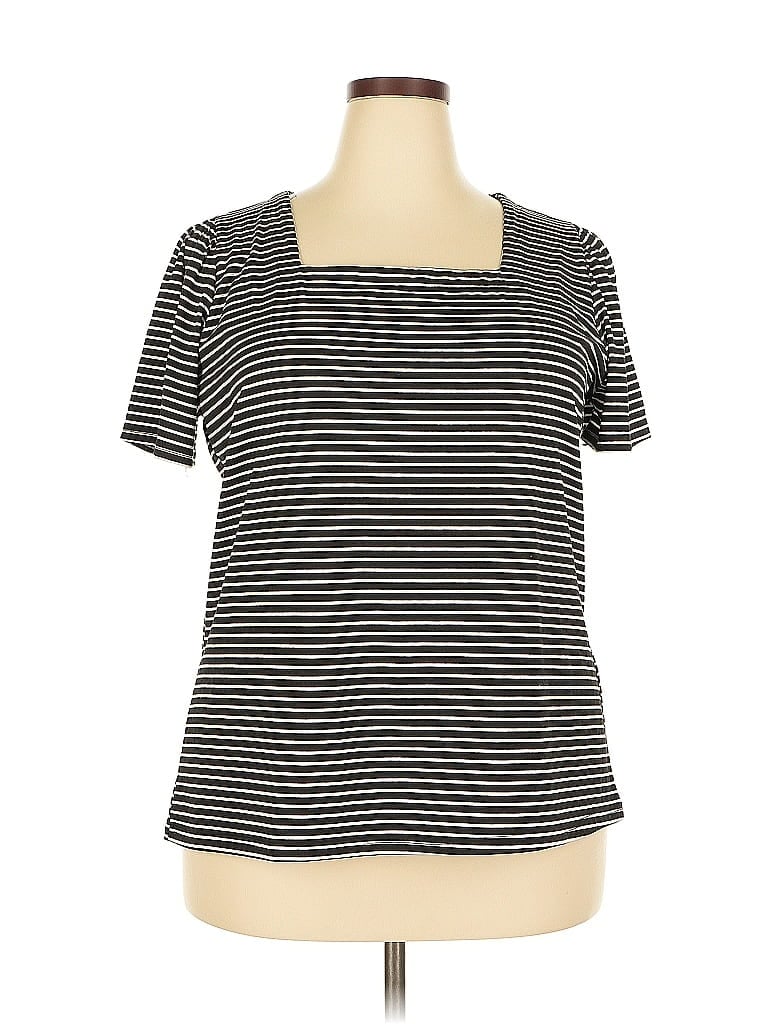 Pre-owned Unbranded Short Sleeve T-shirt In Black