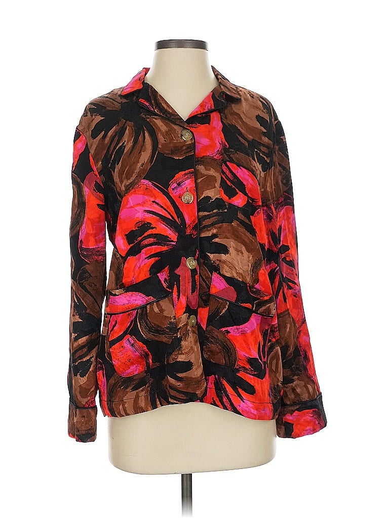 Pre-owned Stine Goya Long Sleeve Blouse In Brown