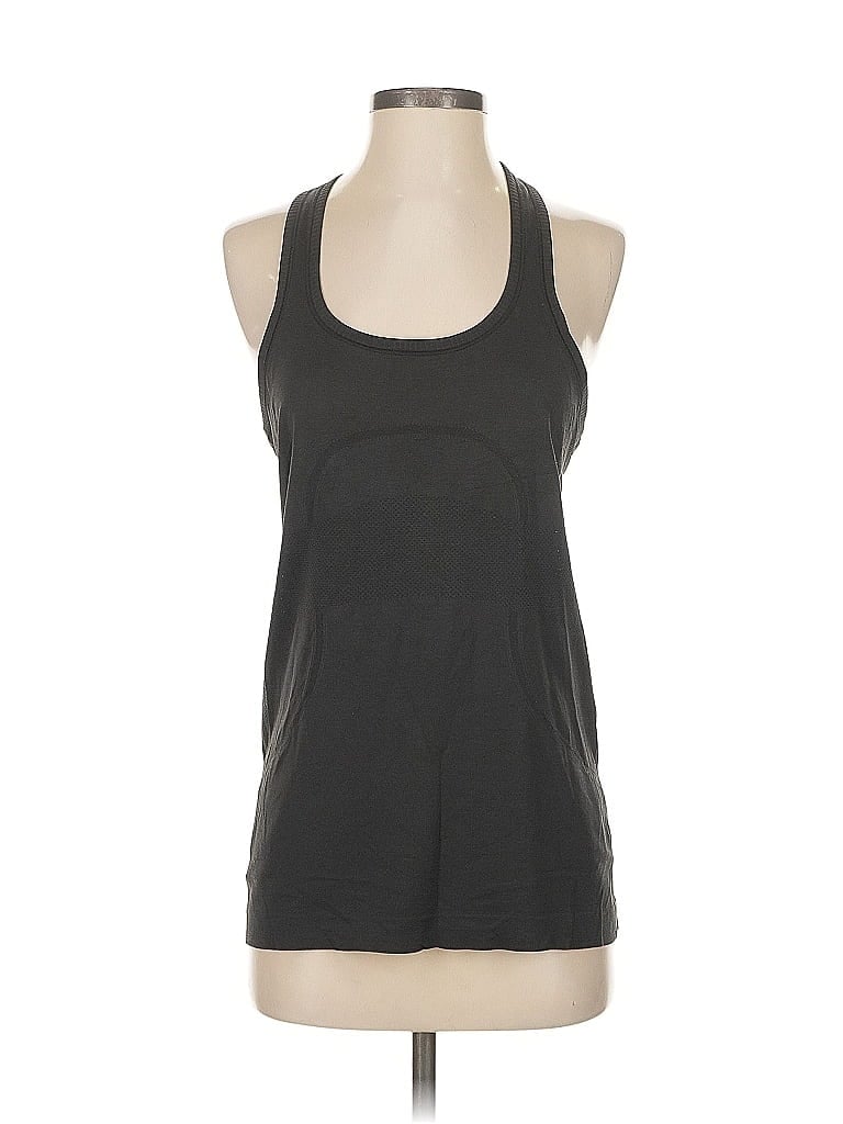 Pre-owned Lululemon Athletica Active Tank Top In Black