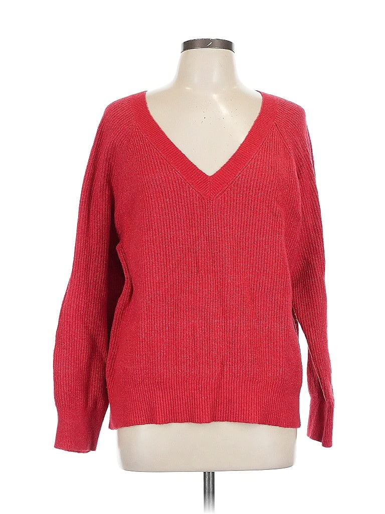 Pre-owned Old Navy Pullover Sweater In Red