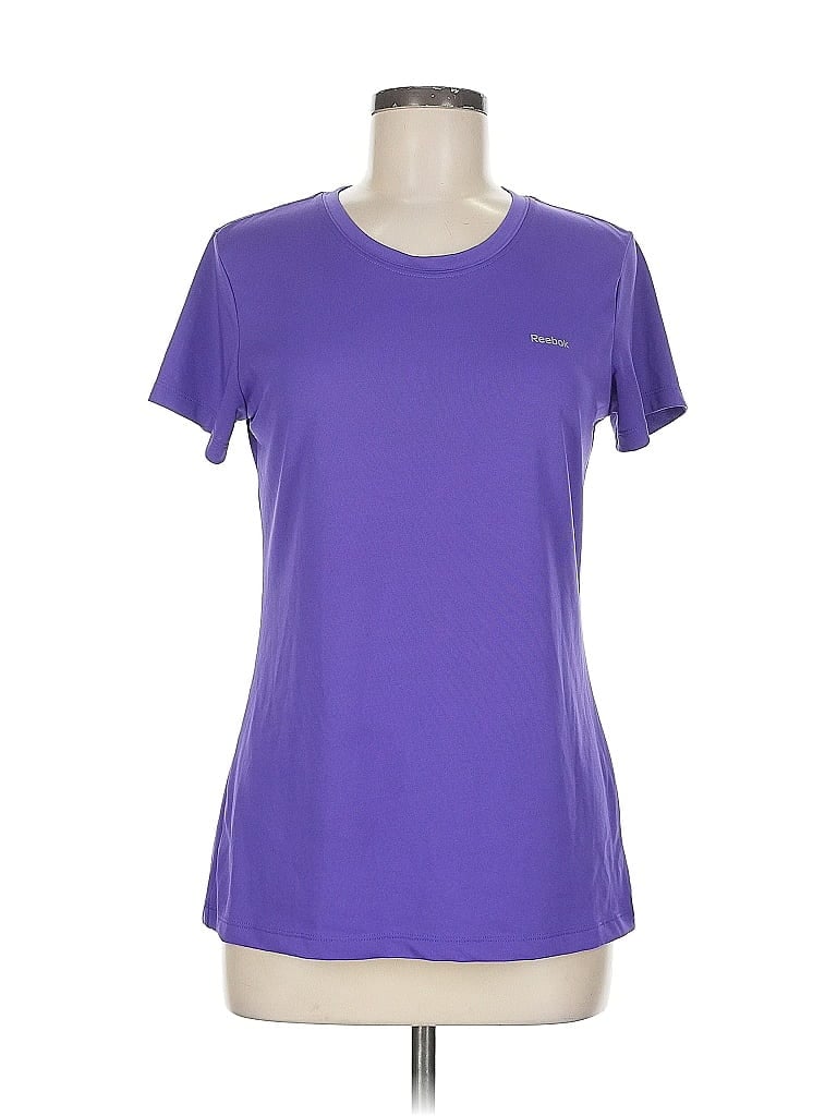 Pre-owned Reebok Active T-shirt In Purple
