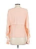DKNY 100% Polyester Orange 3/4 Sleeve Blouse Size L (petite) - photo 2