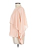 DKNY 100% Polyester Orange 3/4 Sleeve Blouse Size L (petite) - photo 5