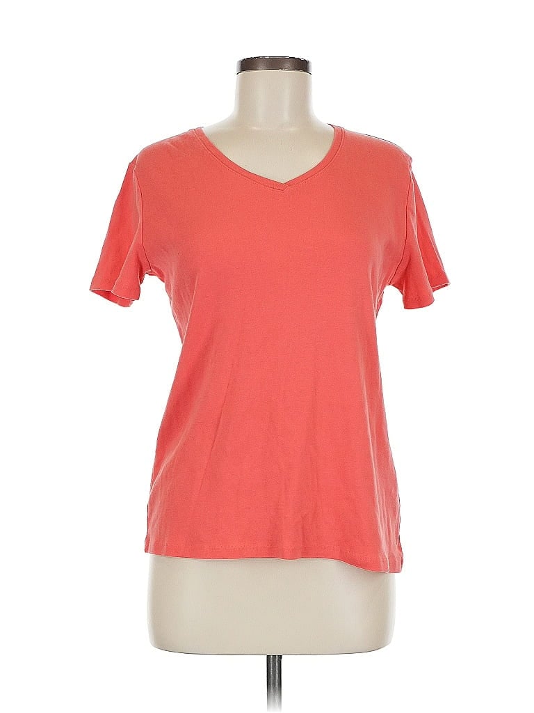 Pre-owned Croft & Barrow Short Sleeve T-shirt In Orange