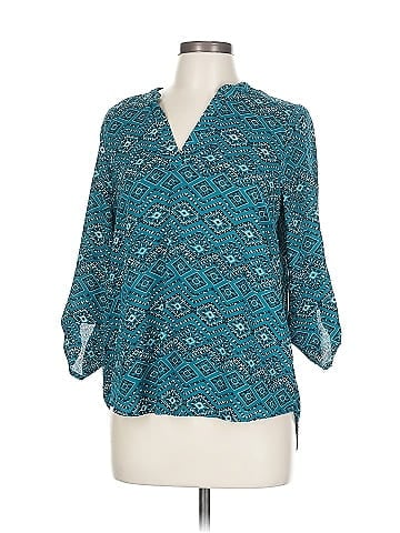 Pink Rose 3/4 Sleeve Blouse (view 1)