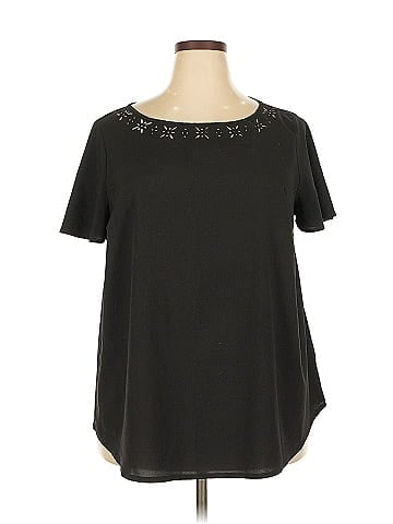 Lane Bryant Outlet Short Sleeve Top (view 1)