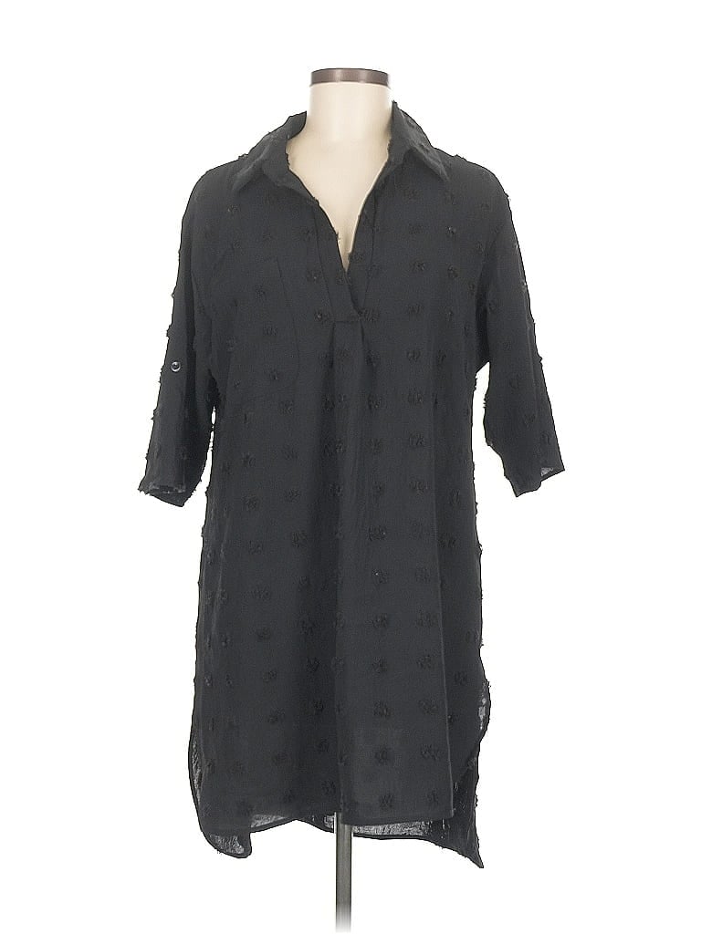 Pre-owned Blooming Jelly 3/4 Sleeve Blouse In Gray