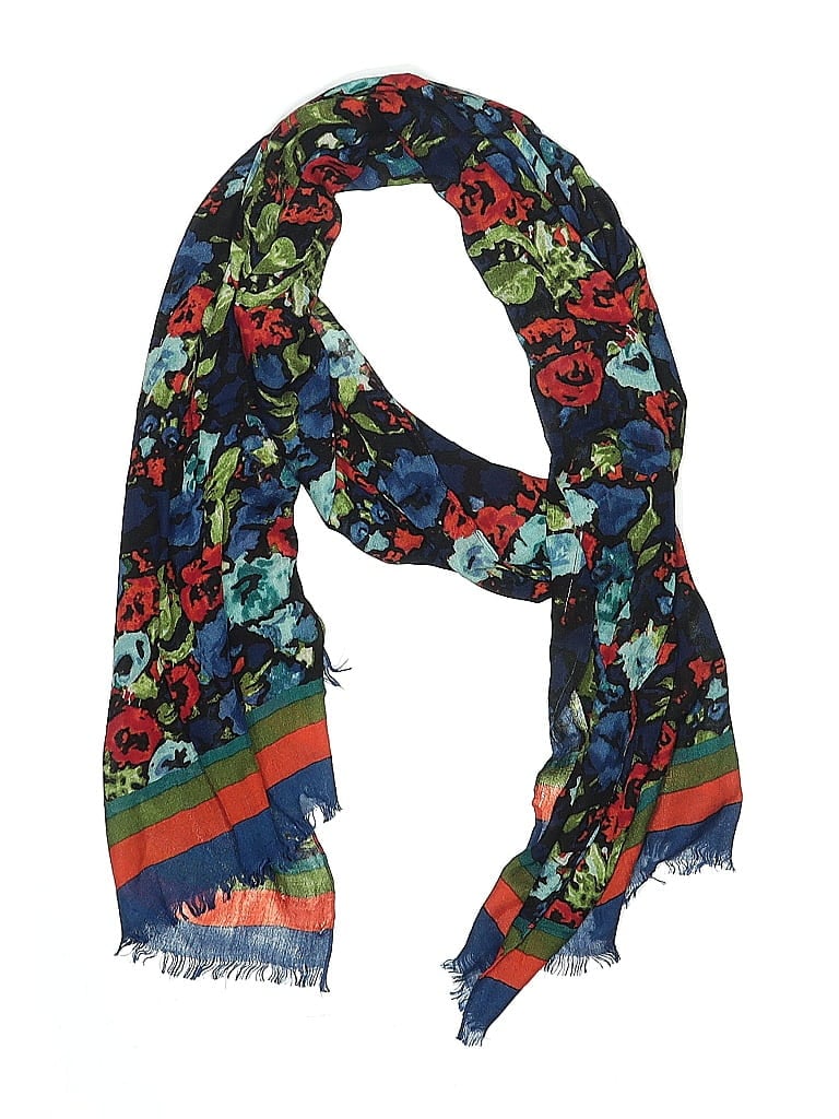 Pre-owned Unbranded Scarf In Blue