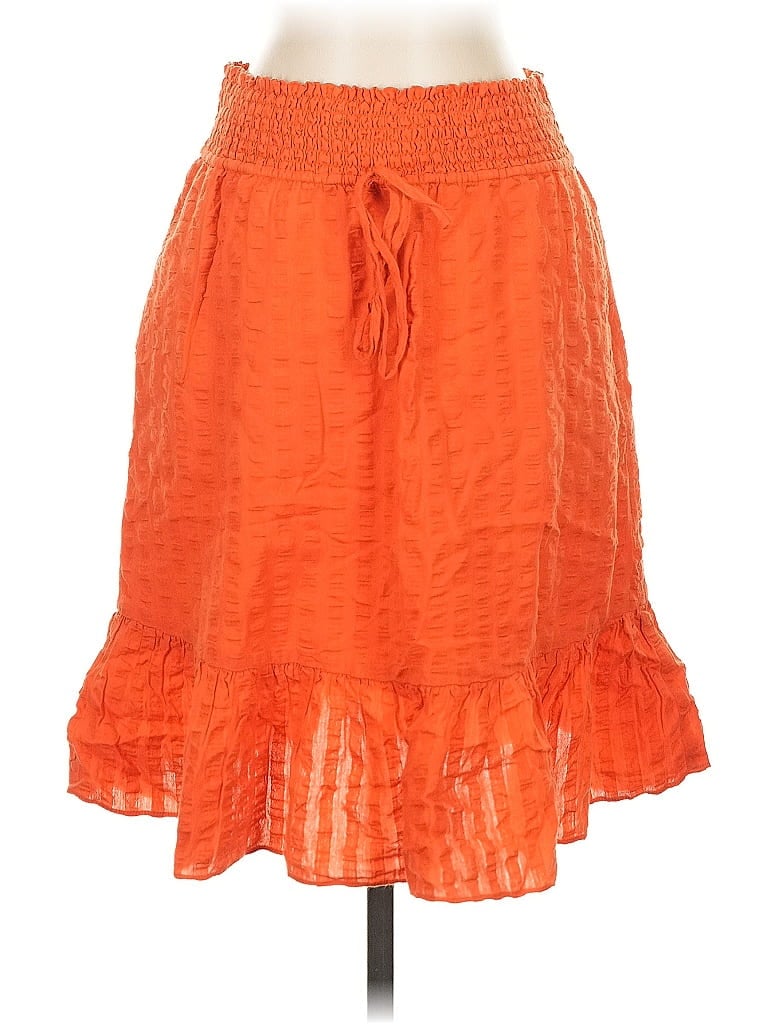 Pre-owned Tocca Casual Skirt In Orange