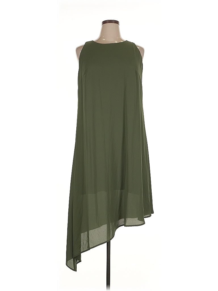 Pre-owned Karen Kane Casual Dress In Green