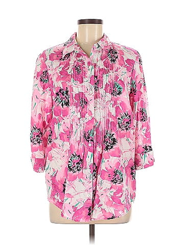 Jones New York Sport 3/4 Sleeve Button-Down Shirt (view 1)