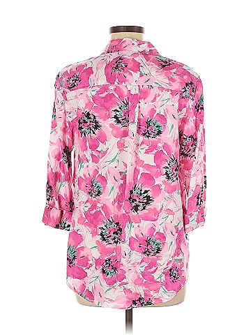 Jones New York Sport 3/4 Sleeve Button-Down Shirt (view 2)