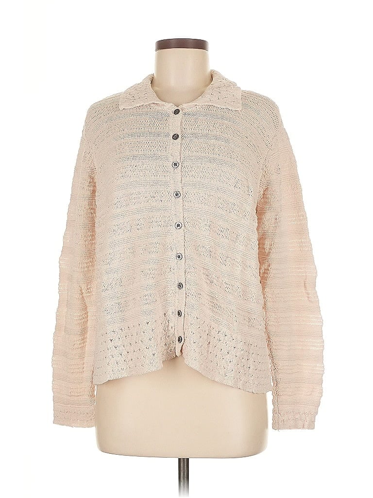 Pre-owned Coldwater Creek Cardigan Sweater In Brown