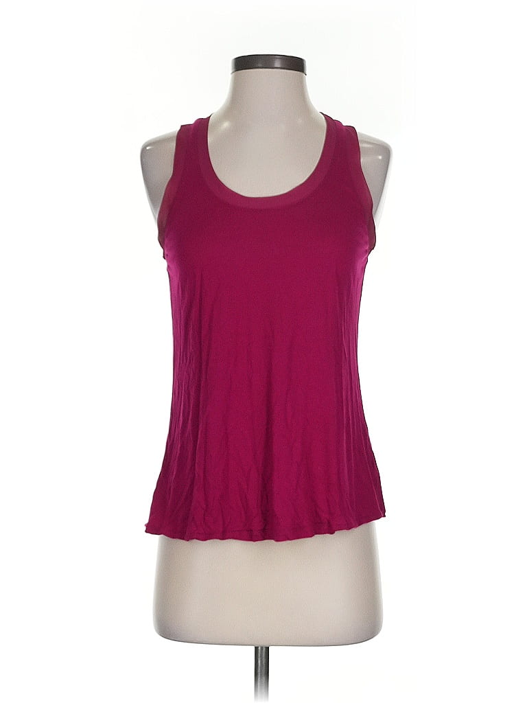 Pre-owned Gap Sleeveless Top Burgundy Halter Neckline Tops