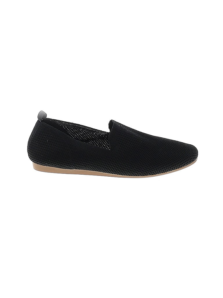 Pre-owned Mia Flats In Black