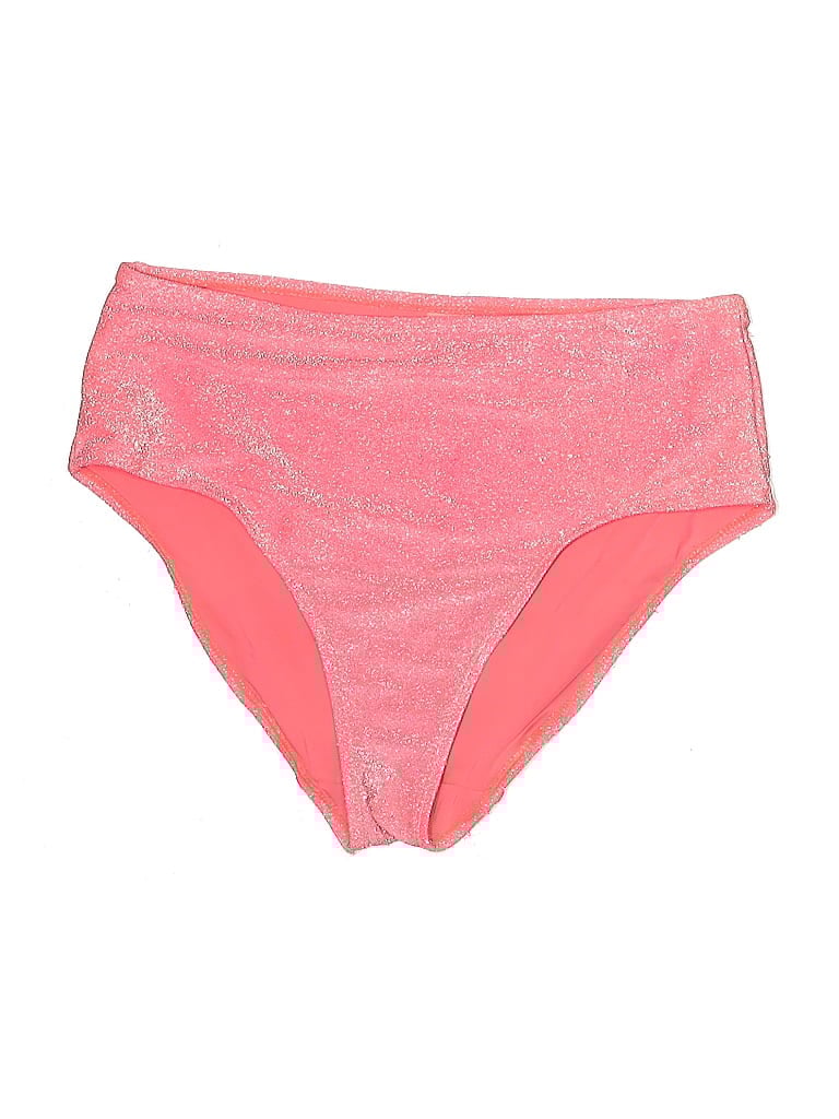 Pre-owned Good American Swimsuit Bottoms In Pink