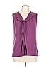 Como Vintage Purple Sleeveless Blouse Size L - photo 1