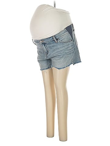 Hatch Denim Shorts (view 1)