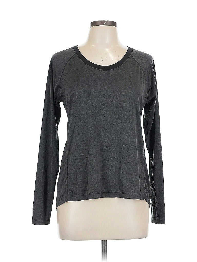 Pre-owned Avia Long Sleeve T-shirt In Gray