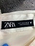 Zara 100% Polyester Solid Ivory Casual Skirt Size S - photo 4