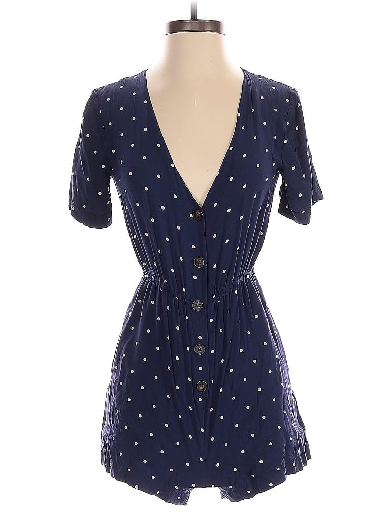 Pre-owned Madewell Romper In Blue