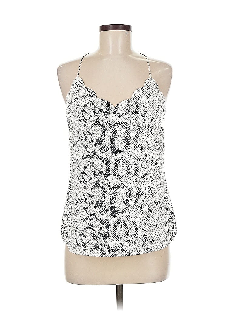 Pre-owned J.crew Factory Store Sleeveless Blouse In Silver