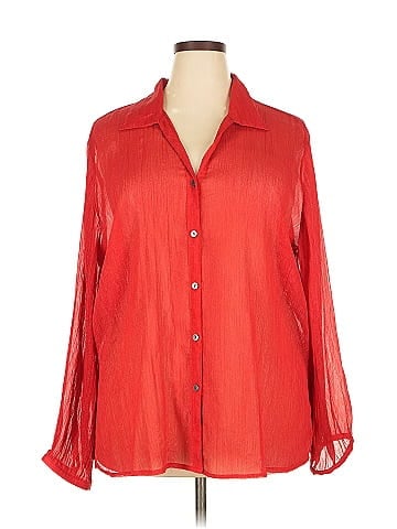Sag Harbor Long Sleeve Blouse (view 1)