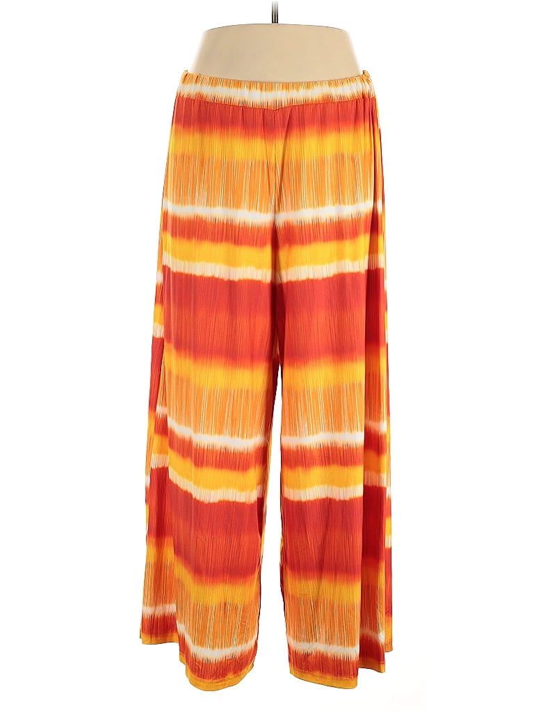 Pre-owned Shein Curve Casual Pants In Orange