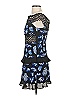 Topshop 100% Polyester Blue Cocktail Dress Size 2 - photo 5
