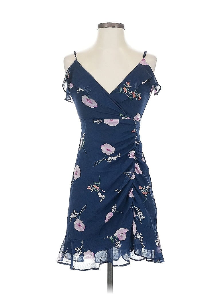 Click to view more detailed imagery on our partner's website Pre-owned All In Favor Cocktail Dress In Blue