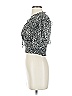 Free People 100% Polyester Silver Short Sleeve Blouse Size XS - photo 5