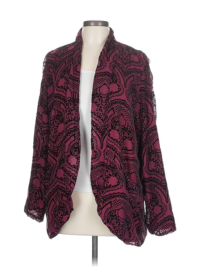 Pre-owned Bb Dakota Blazer Jacket In Burgundy