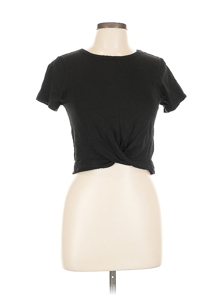 Pre-owned Fashion Nova Short Sleeve T-shirt In Black