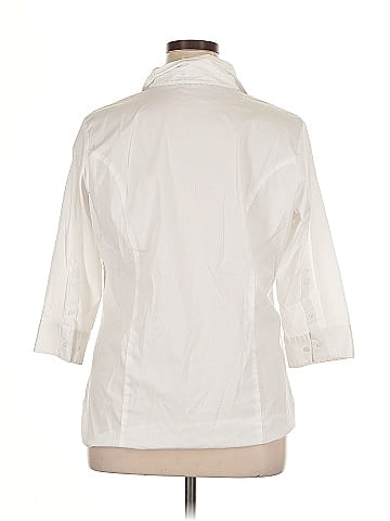 Riders by Lee 3/4 Sleeve Button-Down Shirt (view 2)
