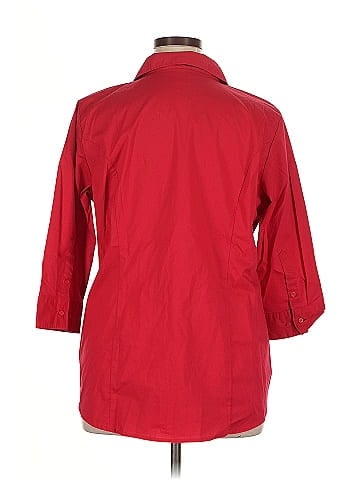 Riders by Lee 3/4 Sleeve Button-Down Shirt (view 2)