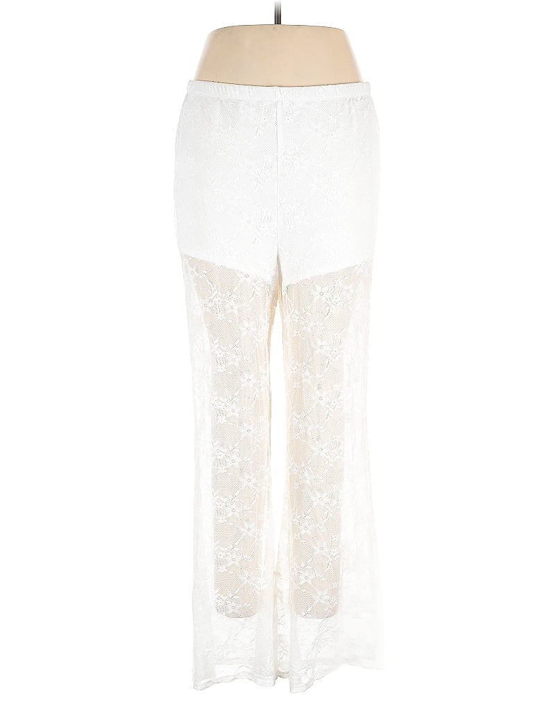 Wild Fable Casual Pants In White