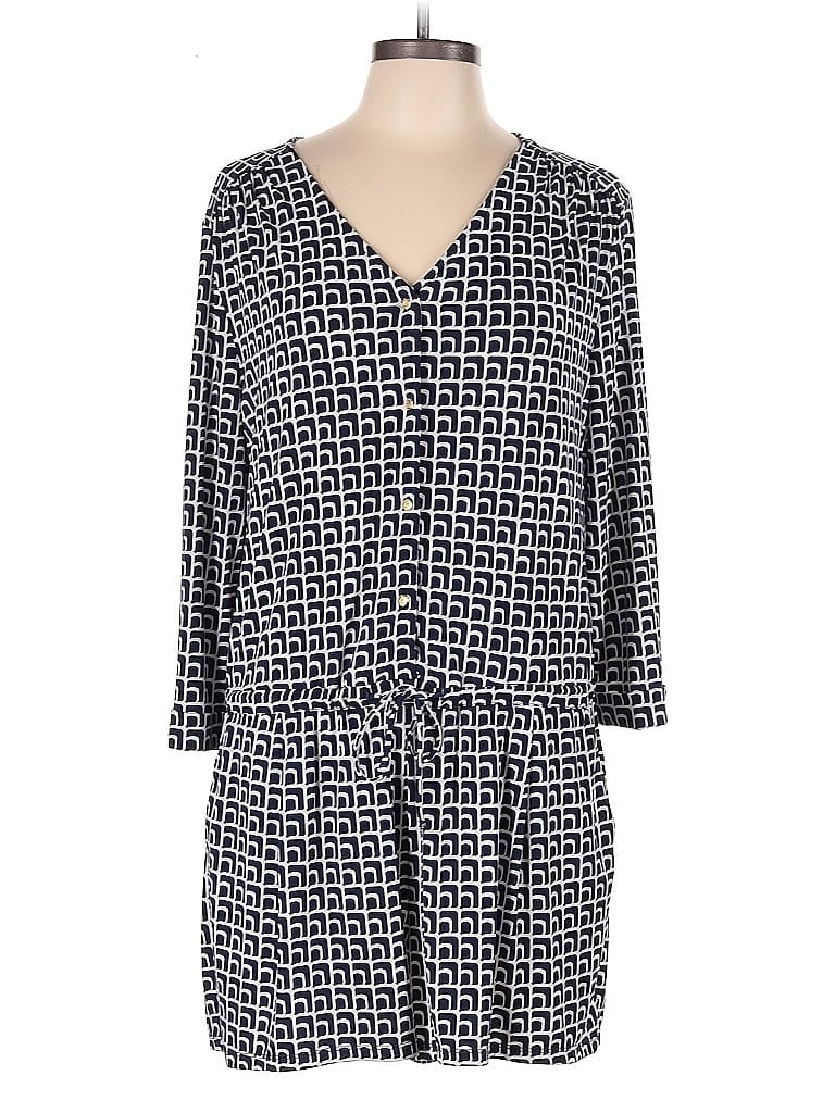 Pre-owned Kaari Blue Romper In Blue