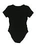 Unbranded Solid Black Bodysuit Size M - photo 1